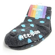 ATTIPAS Polka Dot Socks, Grey - Socks