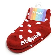 ATTIPAS Polka Dot Socks, Red - Socks