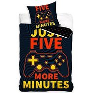 TIPTRADE Reversible Gamer, Five More Minutes 140×200cm - Children's Bedding