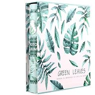 GOLD BABY Photo Album XL with Cover Green Leaves - Photo Album