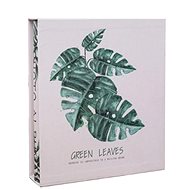 GOLD BABY Photo Album XL with Cover Green Leaves 2 - Photo Album