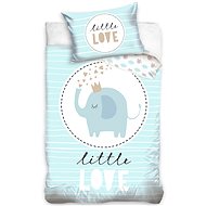 TIPTRADE Reversible - Elephant with Crown, 100×135cm - Children's Bedding