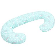 NEW BABY Universal Nursing Pillow in the Shape of C Rabbits Mint - Nursing Pillow