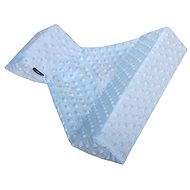 WOMAR Triangular Armrest in Minky Blue - Nursing Pillow