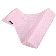 WOMAR Triangular Armrest made of Minky Pink - Nursing Pillow