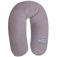 WOMAR Universal Suede Nursing Pillow Owl Dark Grey - Nursing Pillow