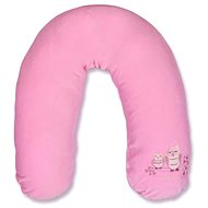 WOMAR Universal Suede Nursing Pillow Owl Pink - Nursing Pillow