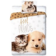 FARO Double-sided - Dog and Cat, 140×200cm - Children's Bedding
