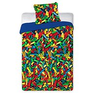 FARO Double-sided - Coloured Lego, 140×200cm - Bed Linen