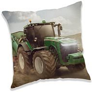 Jerry Fabrics Traktor Green, 40×40 cm - Polštář