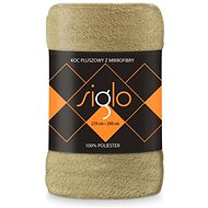 FARO blanket microfleece Siglo beige, 200×220 cm - Blanket