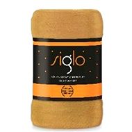 FARO blanket microfleece Siglo yellow, 200×220 cm - Blanket