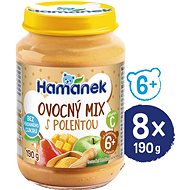 HAMÁNEK Fruit Mix with Polenta 8× 190g - Baby Food