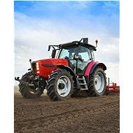 Jerry Fabrics Tractor Red, 120×150 cm - Blanket