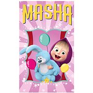 FARO Children's Bath Towel Masha and Bear Party 30×50cm - Children's Bath Towel