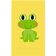 FARO Children's Bath Towel Frog 30×50cm - Children's Bath Towel