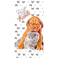 FARO Baby Towel Best Friends 70×140cm - Children's Bath Towel