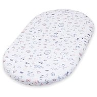 CEBA Stroller sheet 73-80×30-37 cm 2 pcs Light Grey + Bird World - Bedsheet