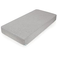 CEBA Sheet Stretch gauze with elastic 120×60 Light Grey Melange - Bedsheet