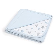 CEBA Baby Blanket 90 × 100 Blue + Blue Stars - Blanket