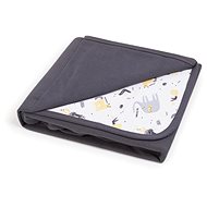 CEBA Baby Blanket 90 × 100 Dark Grey + Elephant - Blanket