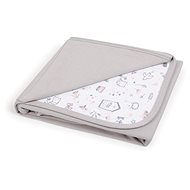 CEBA Baby Blanket 90 × 100 Light Grey + Bird World - Blanket