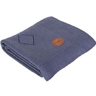 CEBA Knitted Blanket in Gift Box 90 × 90 Garnet Rosettes - Blanket