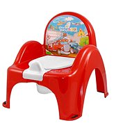 TEGA BABY Chair with Melody Cars, Red - Potty