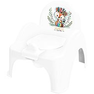 TEGA BABY Baby Chair with Melody, Little Fox, White/Green - Potty