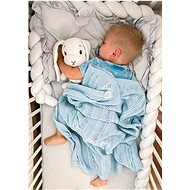 YOSOY Dreamy Brushed 100% Cotton, 75 × 100cm, Light Grey - Blanket
