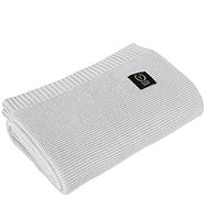 YOSOY French BAMBOO made of 50% Bamboo and 50% Cotton, 100 × 80cm, Grey - Blanket