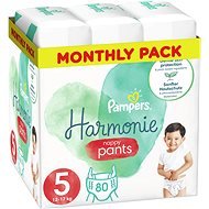 PAMPERS Pants Harmonie veľ. 5 (4× 20 ks) - Plienkové nohavičky