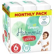 PAMPERS Pants Harmonie veľ. 6 (4× 18 ks) - Plienkové nohavičky