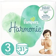 PAMPERS Harmonie veľkosť 3 (31 ks) - Jednorazové plienky