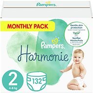 PAMPERS Harmony size 2 (132 pcs) - Disposable Nappies
