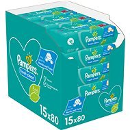PAMPERS Fresh Clean Baby 15×80 pcs - Baby Wet Wipes
