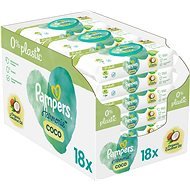 PAMPERS Coconut Pure 18×42 pcs - Baby Wet Wipes