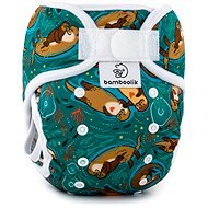Bamboolik Duo Pocket Nappies with Insertable Diaper - Otters in Love - Nappies