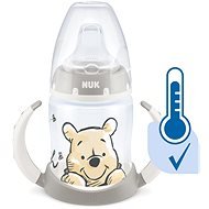 NUK fľaštička na učenie  DISNEY-Medvedík Pú s kontrolou teploty 150 ml biela (mix motívov) - Detská fľaša na pitie