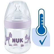 NUK Nature Sense baby bottle with temperature control 150 ml purple - Baby Bottle