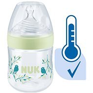NUK Nature Sense dojčenská fľaša s kontrolou teploty 150 ml zelená - Dojčenská fľaša