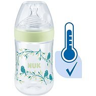 NUK Nature Sense baby bottle with temperature control 260 ml green - Baby Bottle