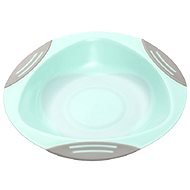 BabyOno Baby Plate with Suction Cup, Mint - Children's Plate