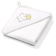 BabyOno Terry Towel with Hood 76 × 76cm, White - Children's Bath Towel