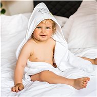 BabyOno Terry Towel with Hood 76 × 76cm, Blue - Children's Bath Towel
