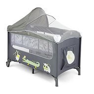 Milly Mally Mirage Deluxe Travel Cot, Grey - Travel Bed