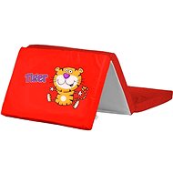 Caretro Foldable Crib Mattress, Tiger, Red - Mattress