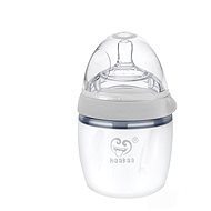 Haakaa Silicone Baby Bottle Grey 160ml - Baby Bottle
