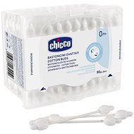 Chicco Anatomical Cotton Sticks 90 pcs - Cotton Swabs 
