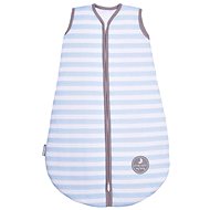 Natulino extra thin summer sleeping bag, Blue Stripes / Grey, 1-layer - Children's Sleeping Bag